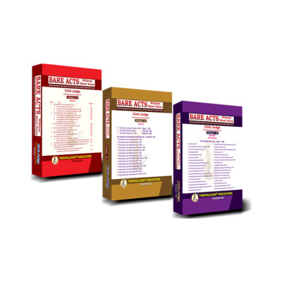 Bare Act (Civil Judge) Three Volumes